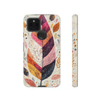 Autumn Leaf Tough Google Pixel Case | Watercolour Feathered Fall Design