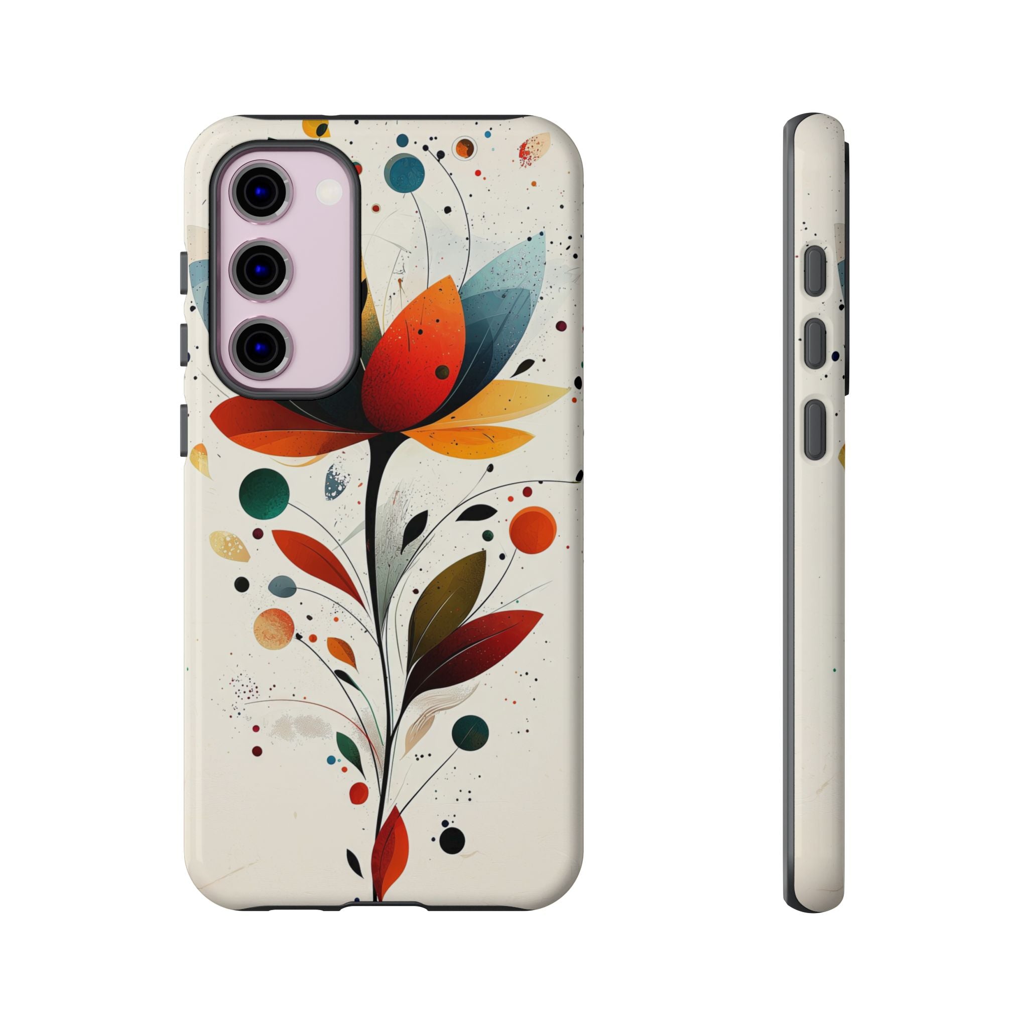Floral Art Samsung Galaxy Case | Colourful Abstract Bloom