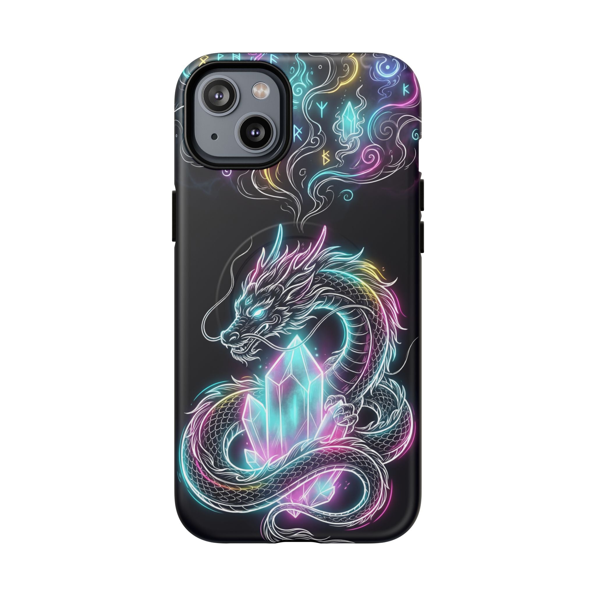 Neon Loong Crystal MagSafe iPhone Case