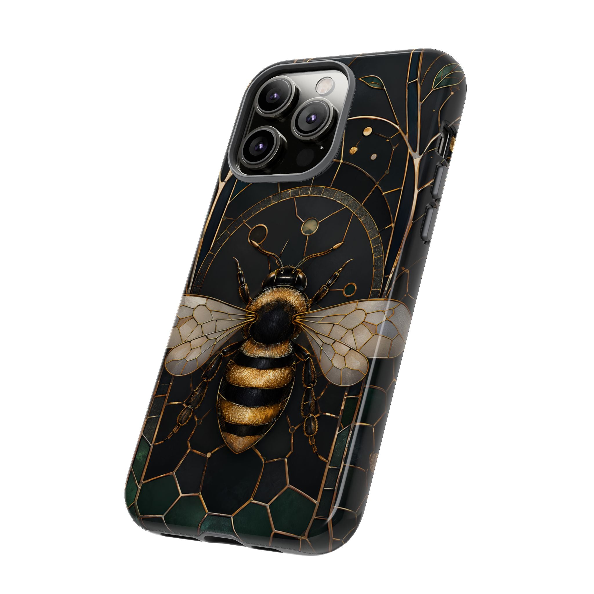 Golden Bee iPhone Case | Vintage Bee Art Cover