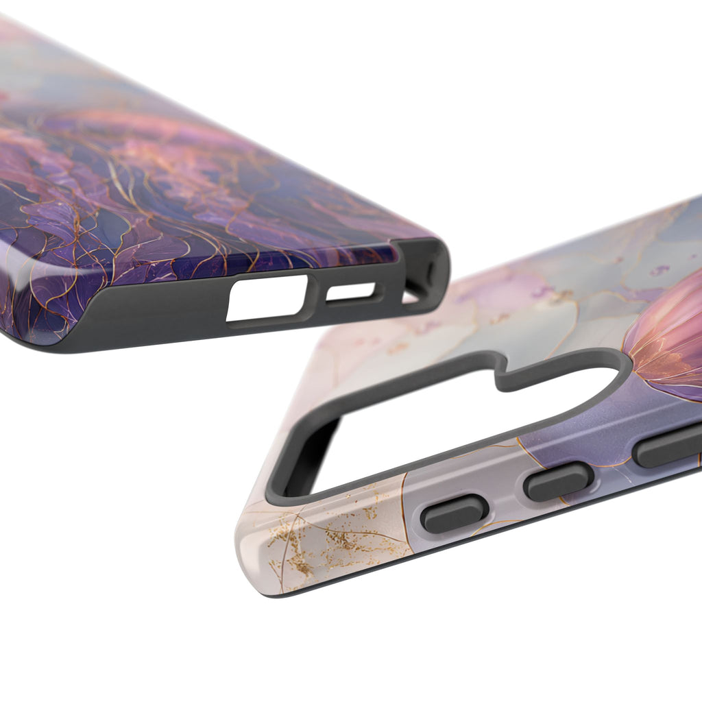 Jellyfish Samsung Galaxy Phone Case | Stained Glass Ocean Phone Case