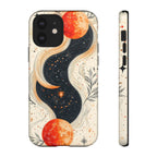 Astrology Galaxy iPhone Case | Red Moon Celestial