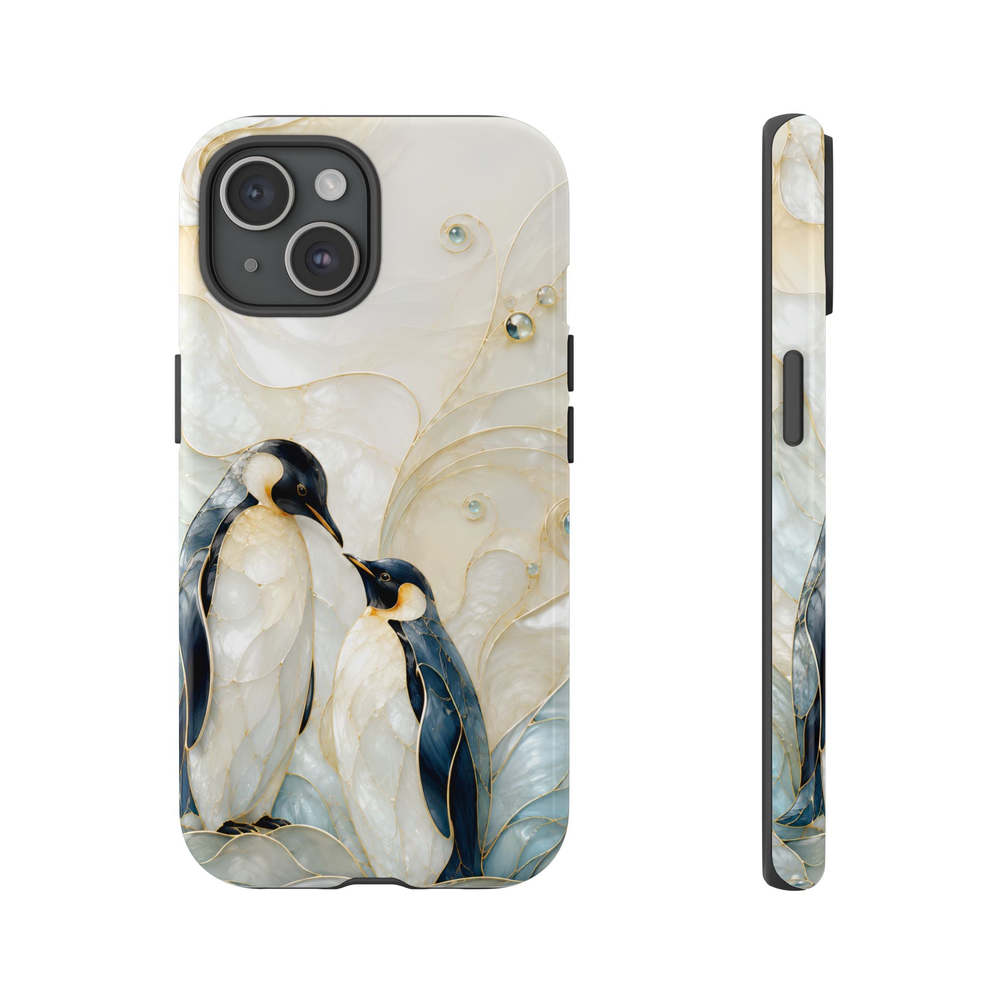 Penguin iPhone Case | Cute Penguin Couple Phone Case