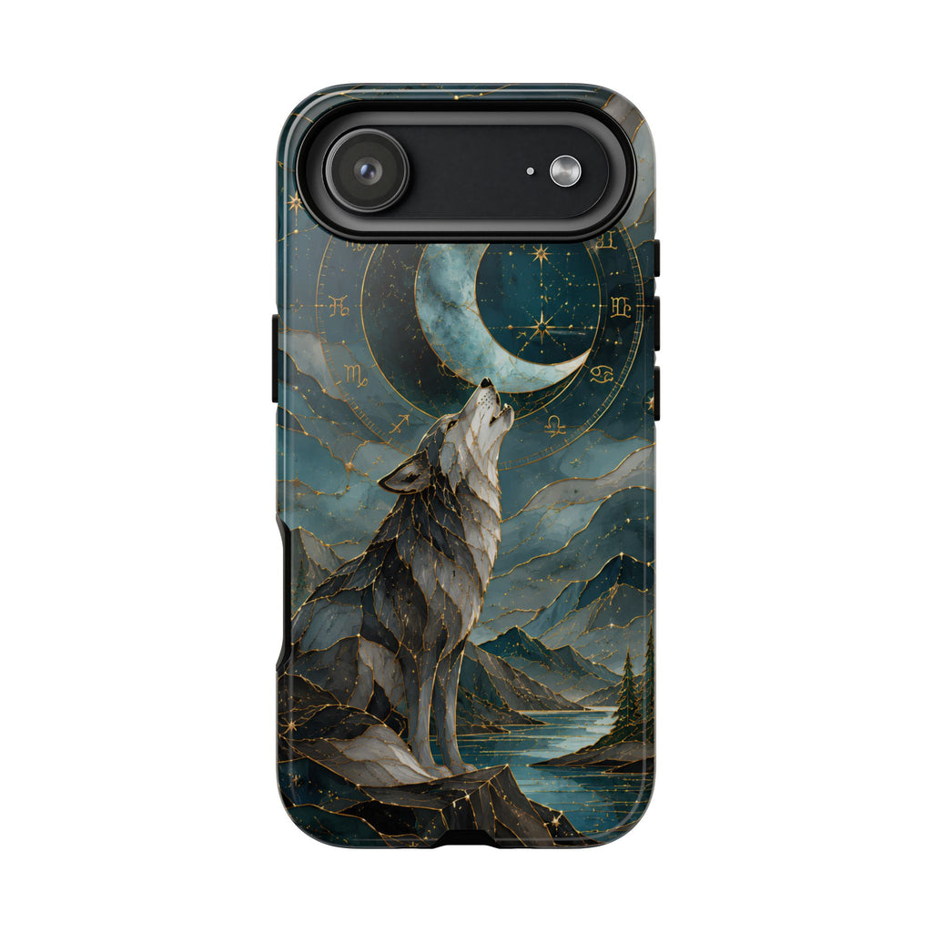 Wolf Moon iPhone Case | Celestial Wolf iPhone Case