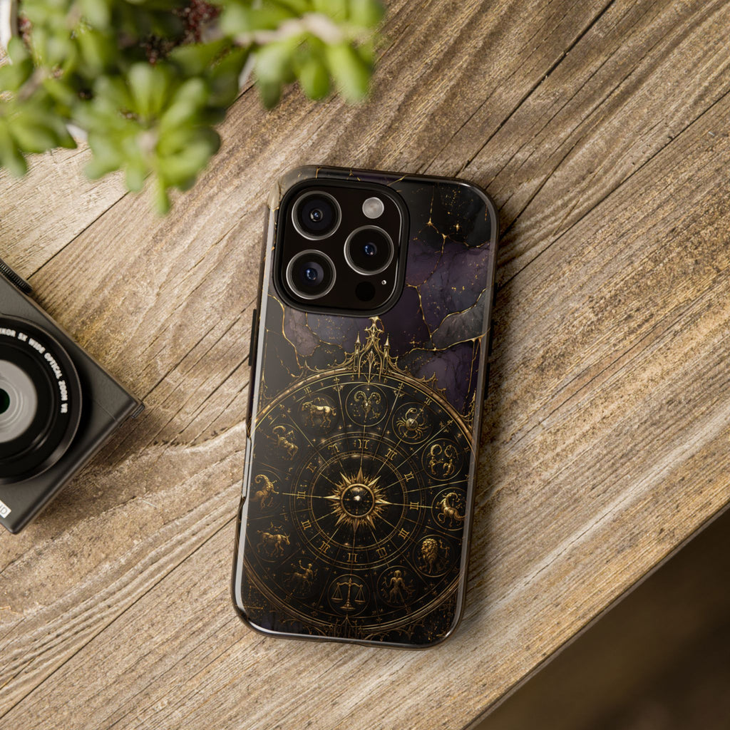 Astrology Wheel iPhone Case | Vintage Zodiac iPhone Case