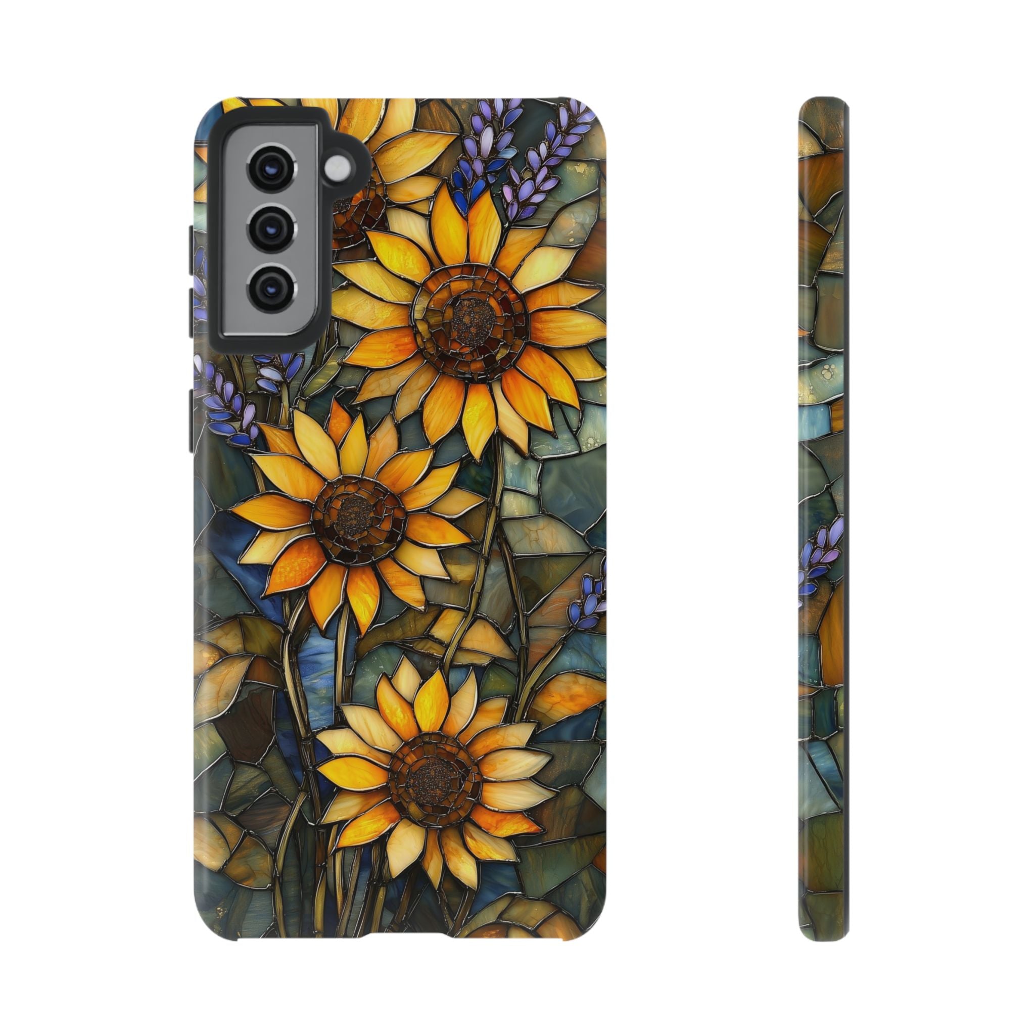 Sunflower Stained Glass Samsung Galaxy Case