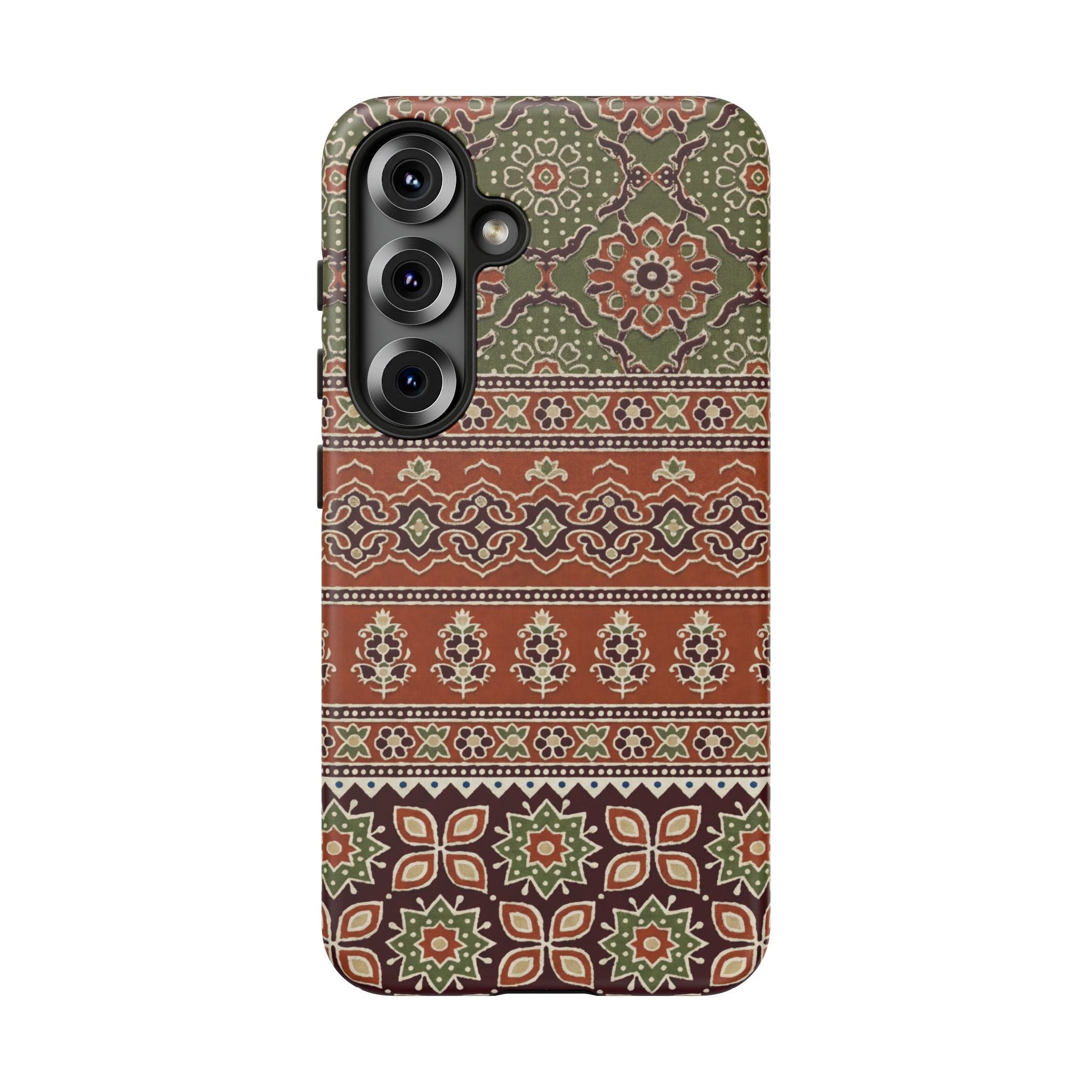 Batik Floral Protective Samsung Galaxy Case