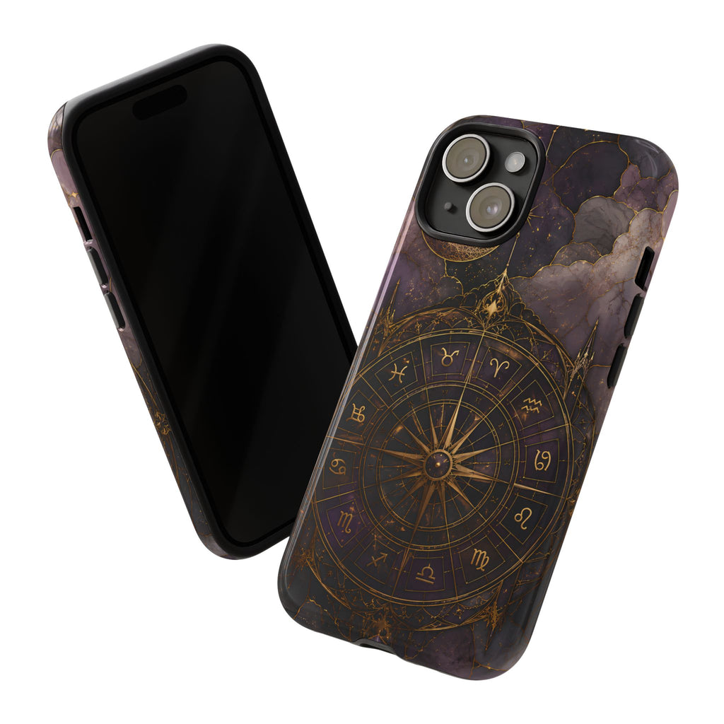 Vintage Astrology Compass iPhone Case | Celestial Zodiac iPhone Case
