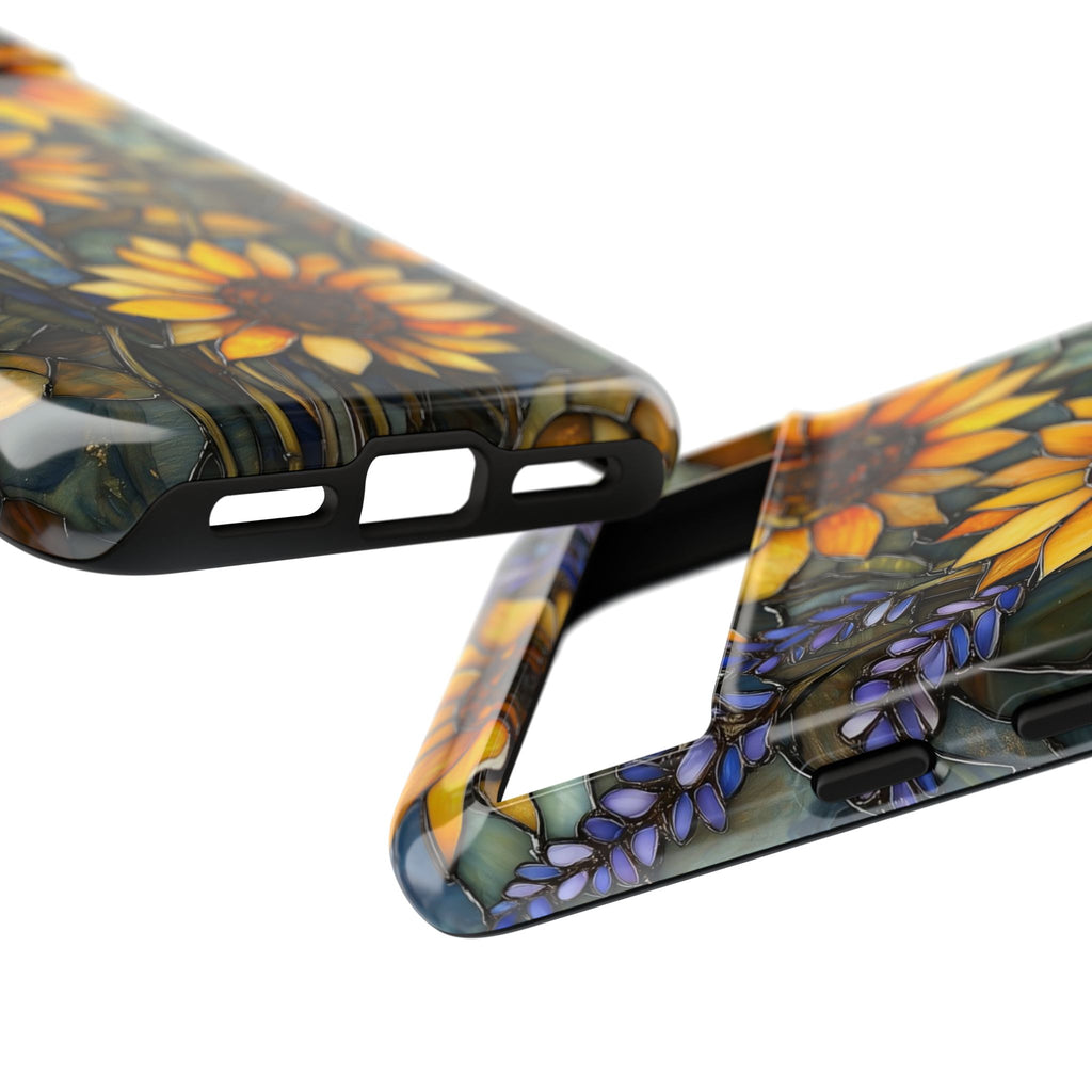 Sunflower Stained Glass Tough Google Pixel Case