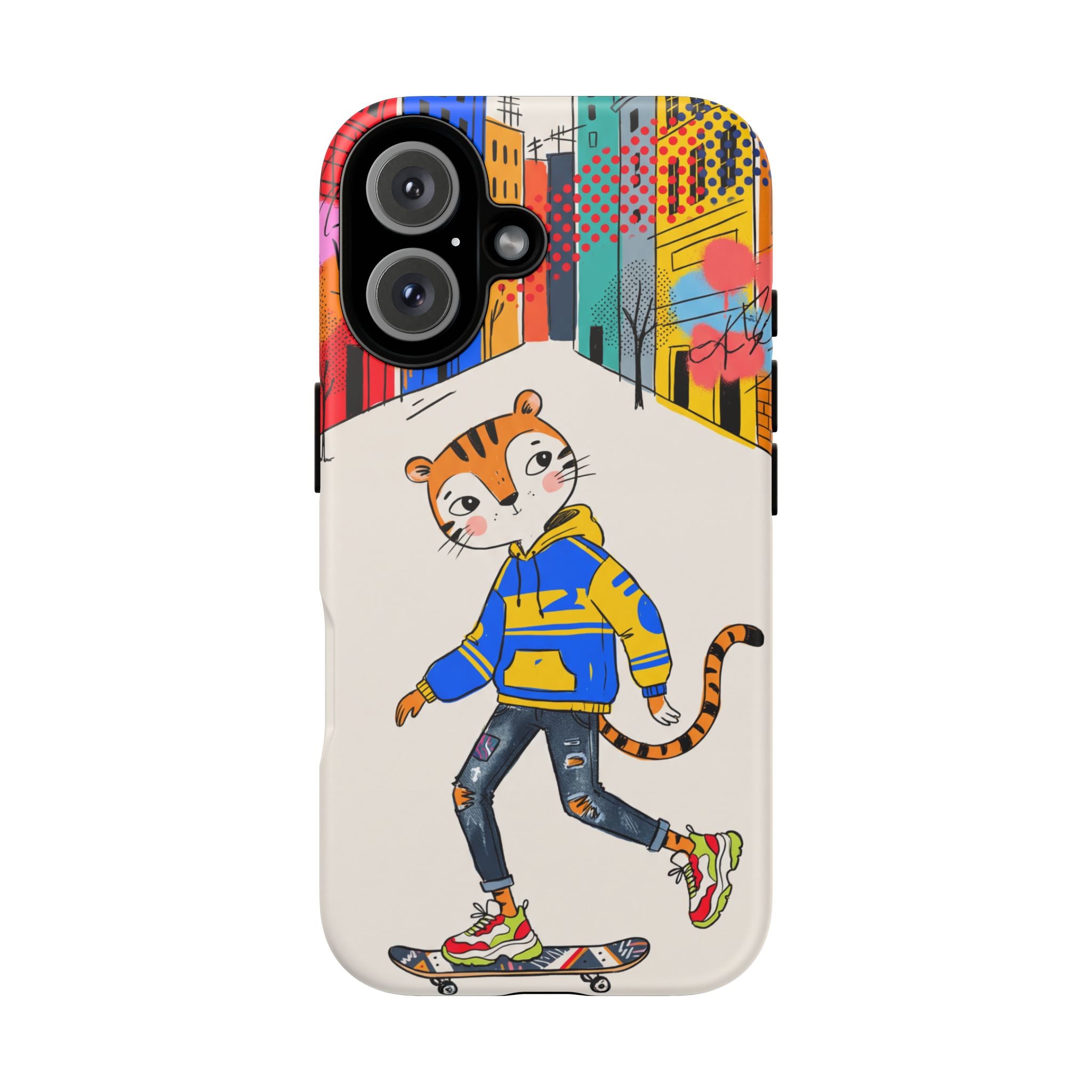 Skater Tiger iPhone Case
