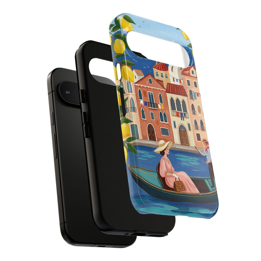 Venetian Gondola Google Pixel Phone Case | Lemon Coast Waterfront Travel