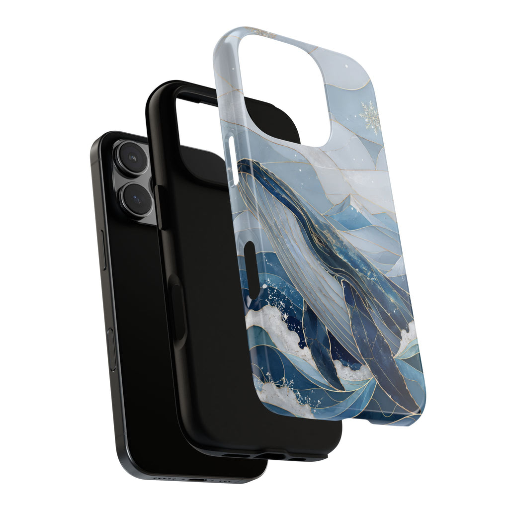 Blue Whale iPhone Case | Ocean Wave iPhone Case