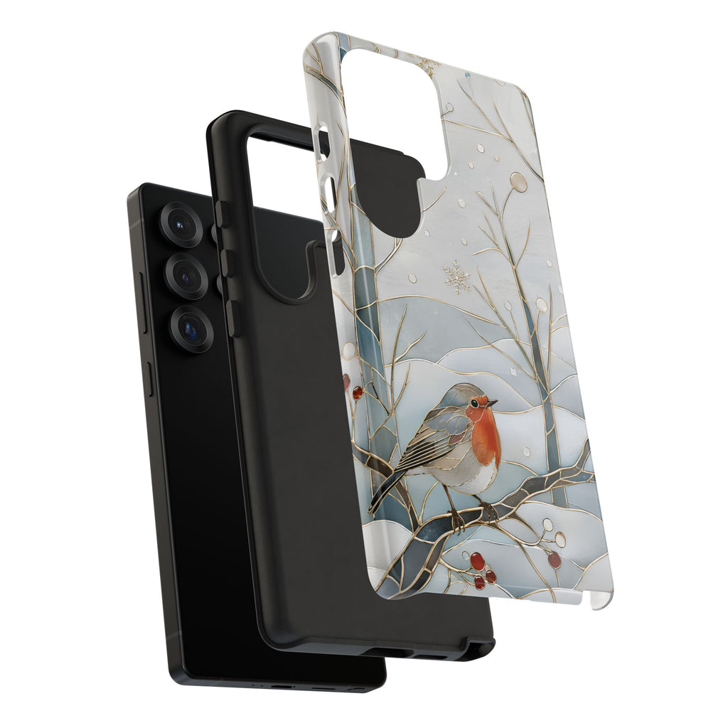 Robin Samsung Galaxy Phone Case | Winter Bird Phone Case