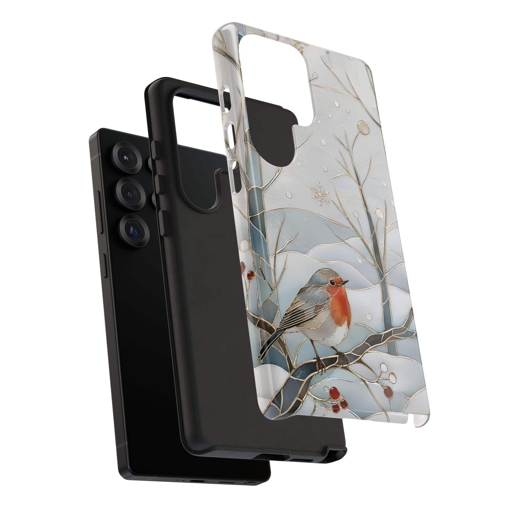 Robin Samsung Galaxy Phone Case | Winter Bird Phone Case