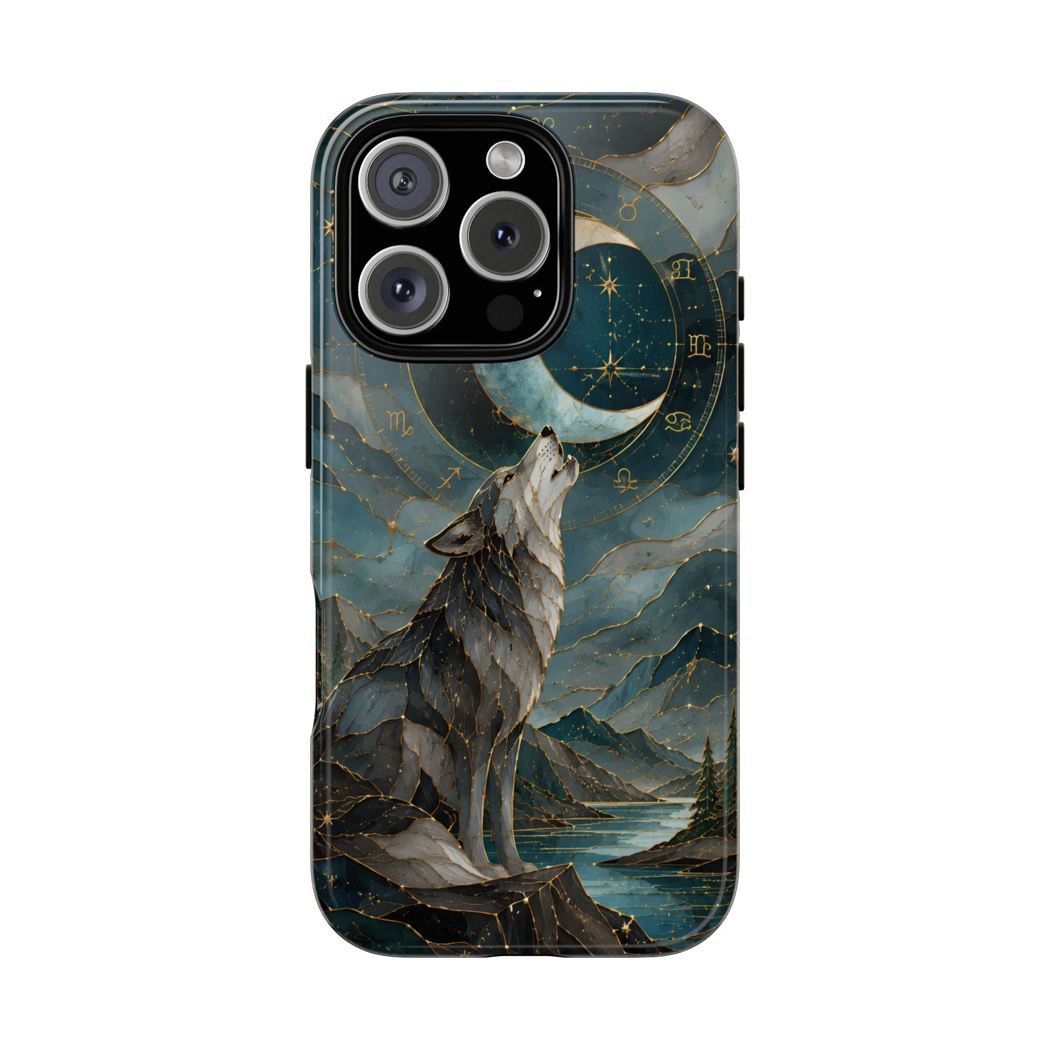 Wolf Moon iPhone Case | Celestial Wolf iPhone Case
