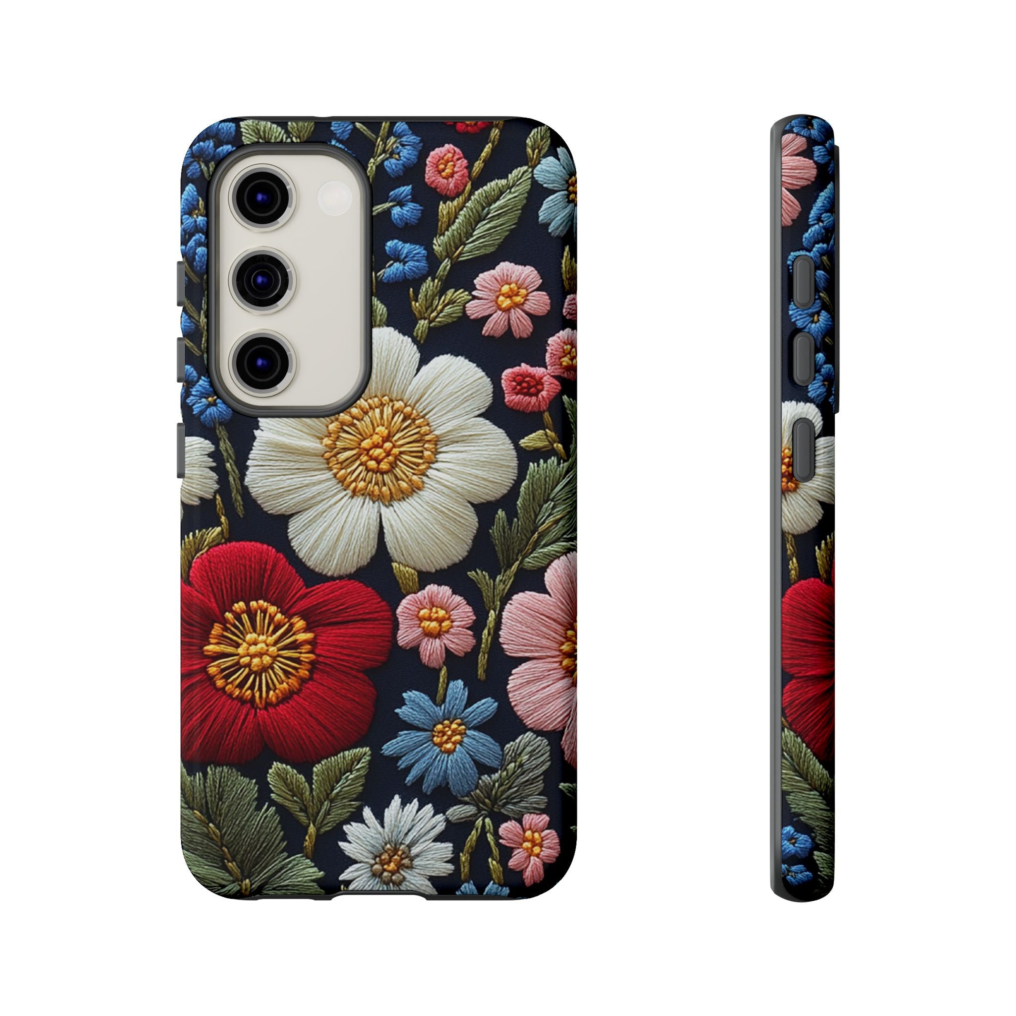 Floral Embroidered Garden Samsung Galaxy Case