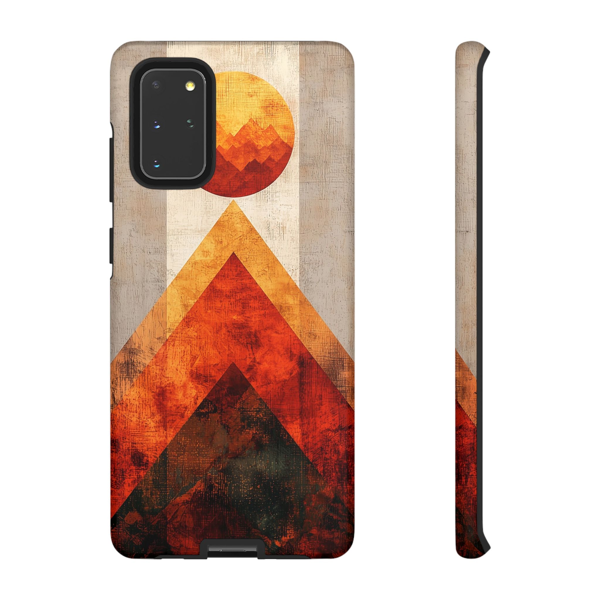 Retro Geometric Sunset Samsung Galaxy Case