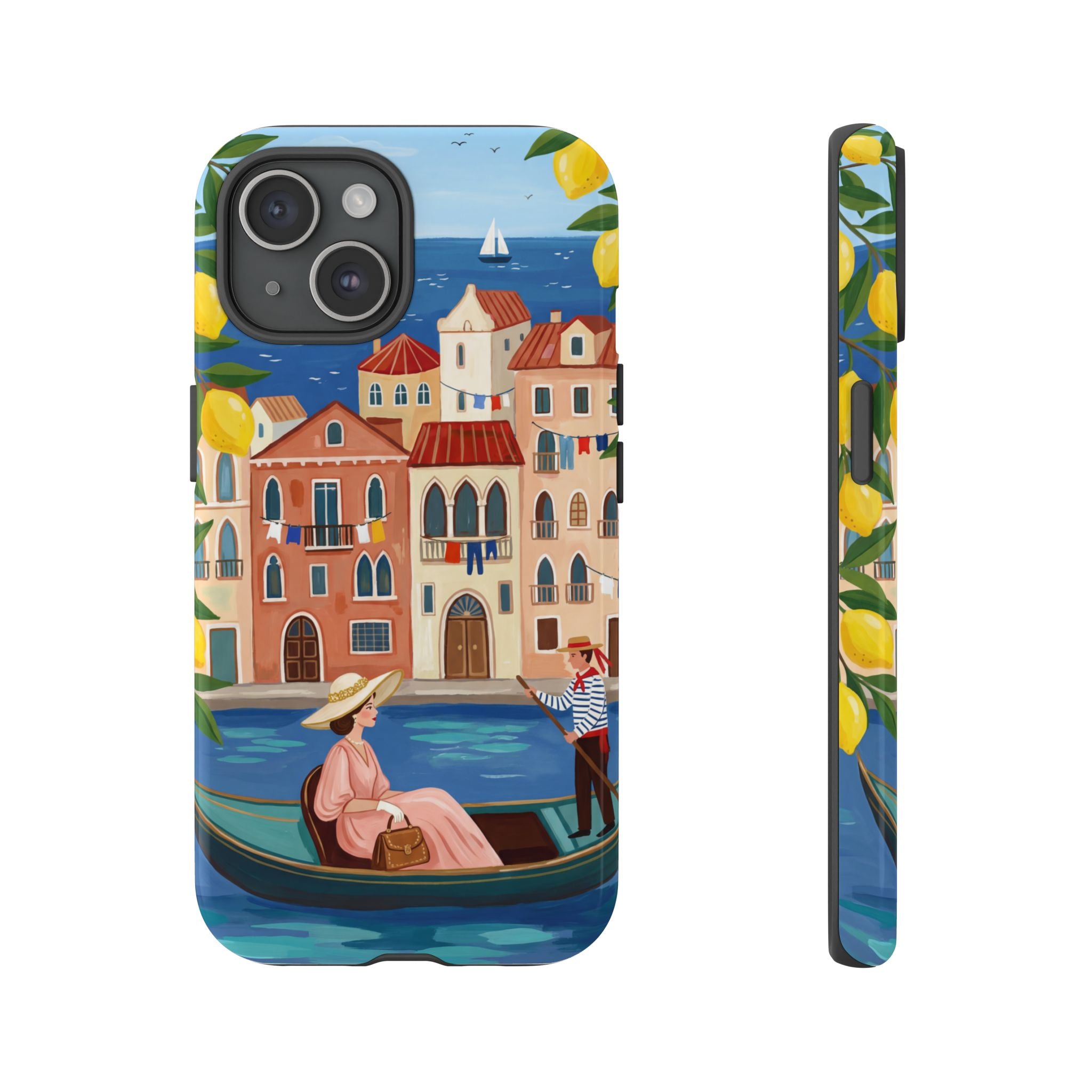 Venetian Gondola iPhone Case | Lemon Coast Waterfront Travel