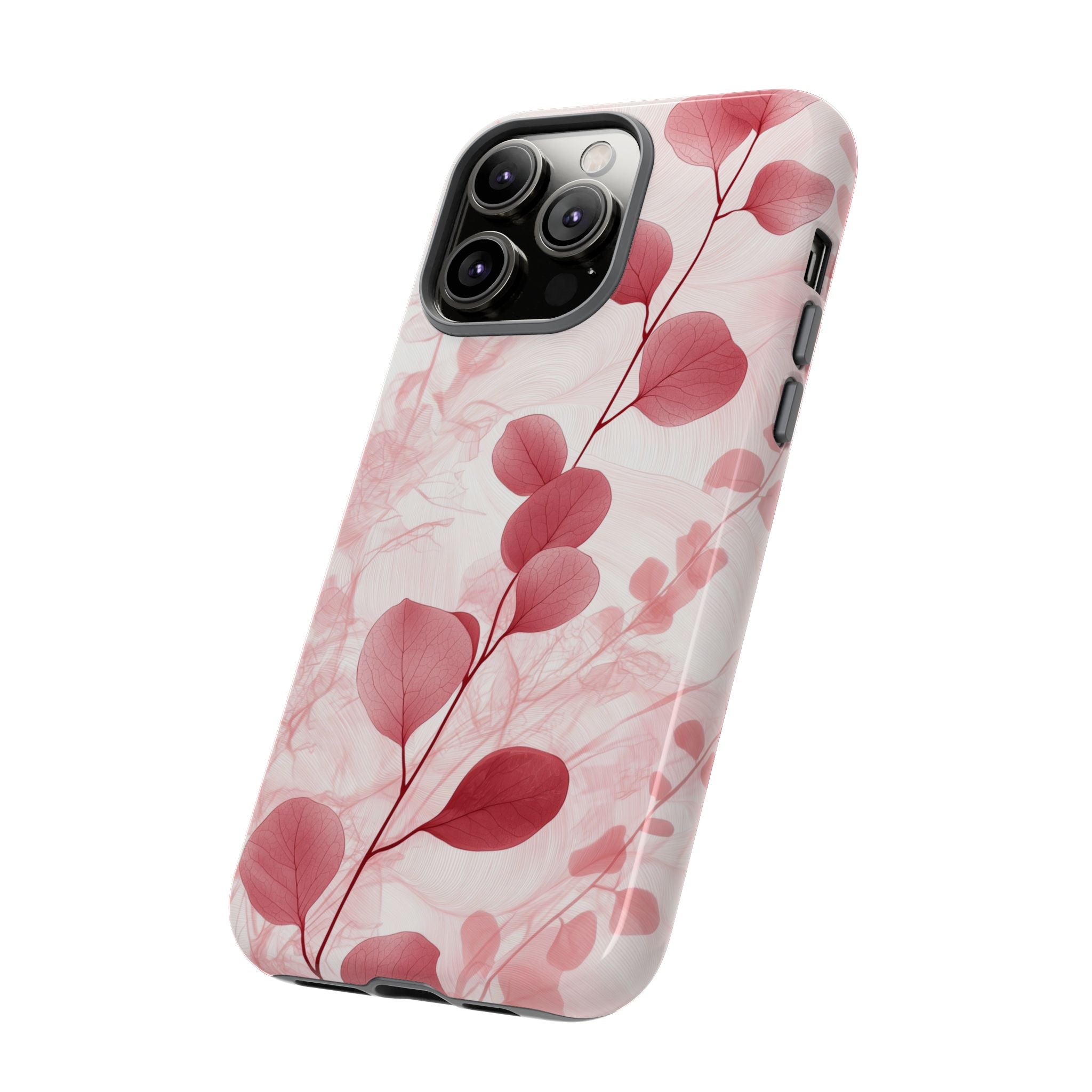 Cover per iPhone Rosa Botanico Floreale Eucalipto