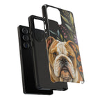 English Bulldog Samsung Galaxy Phone Case | Bulldog Dog Art Cover