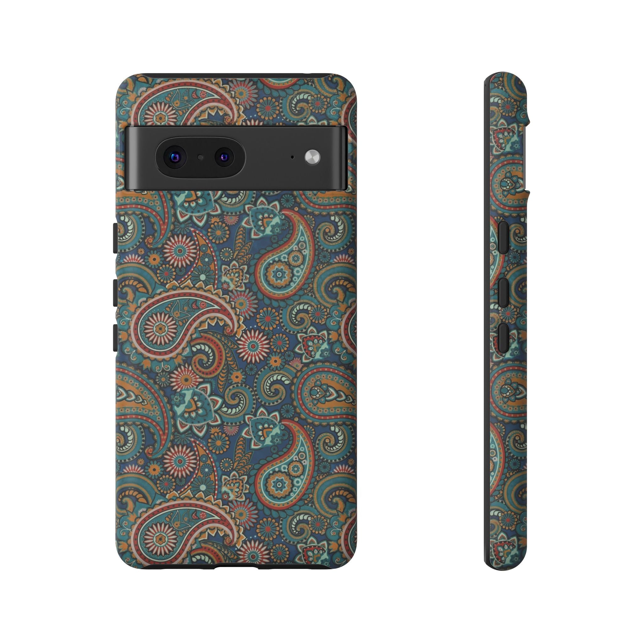 Batik Vibrant Paisley Protective Tough Google Pixel Case