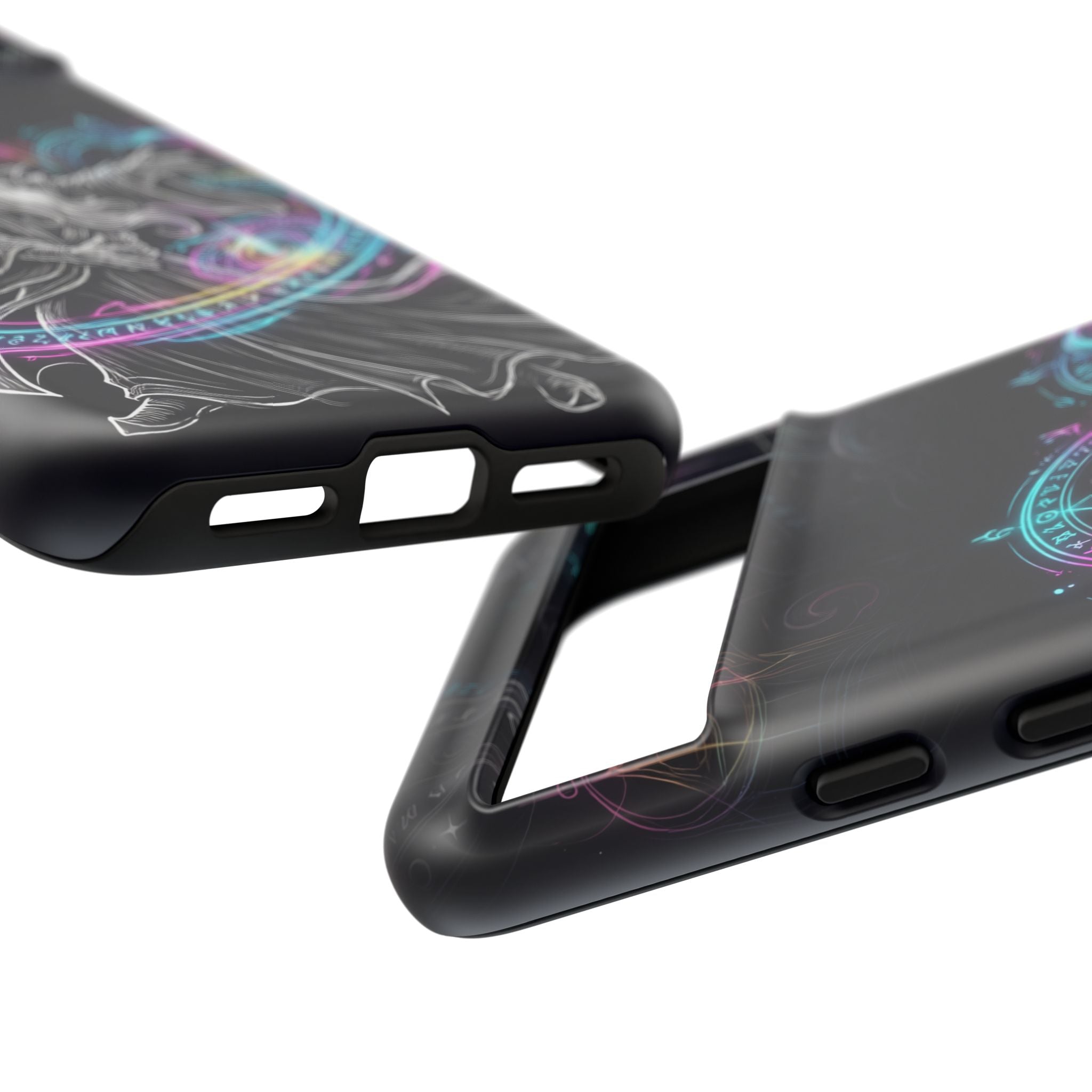 Custodia per Google Pixel Neon Spell Art Wizard Magic