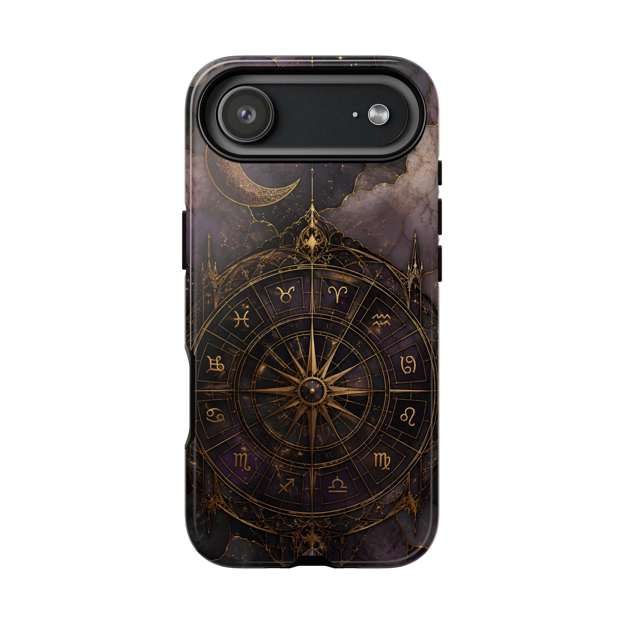Vintage Astrology Compass iPhone Case | Celestial Zodiac iPhone Case