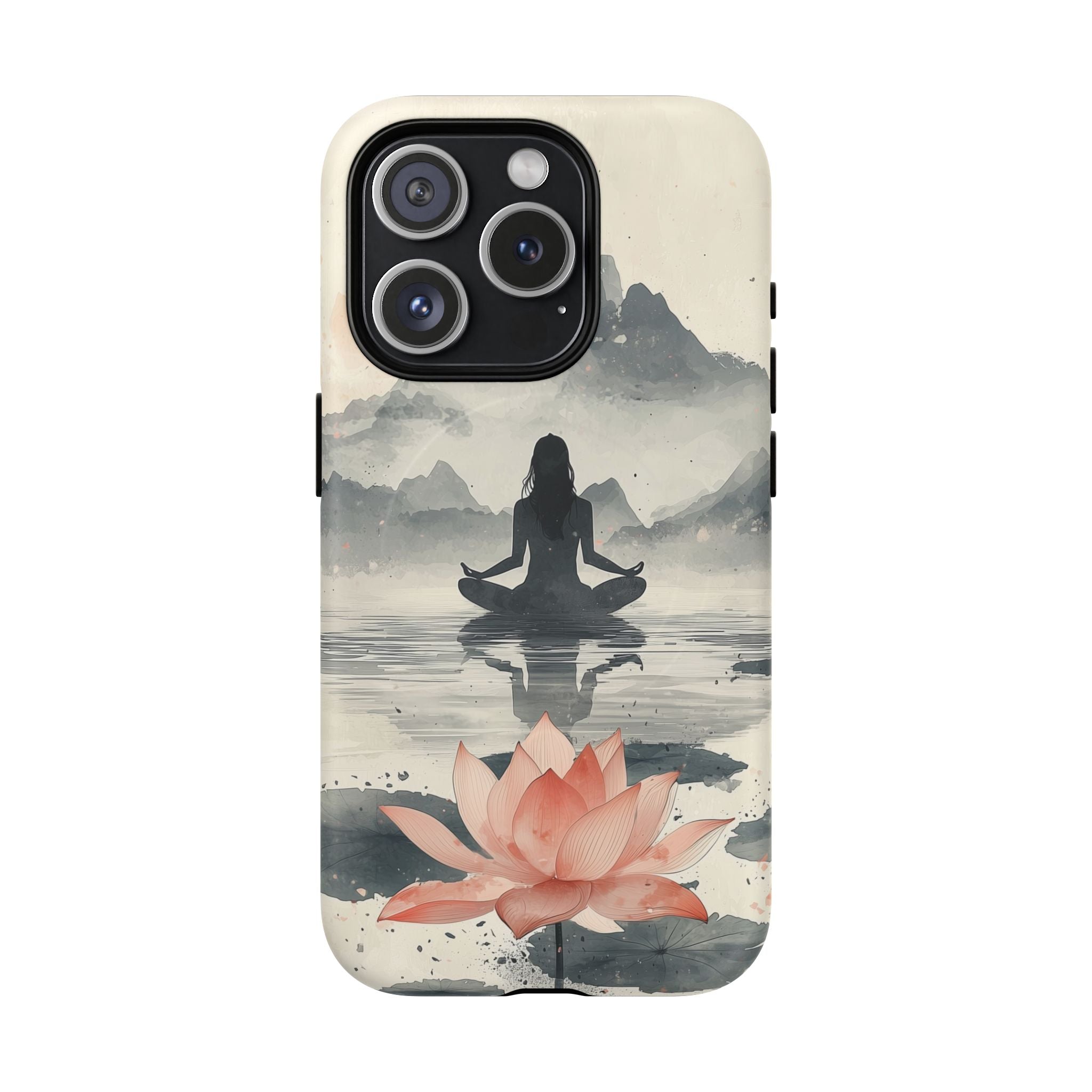 Zen Yoga Meditation Lotus MagSafe iPhone Case