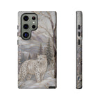 Snow Leopard Samsung Galaxy Phone Case | Winter Wildlife Phone Case
