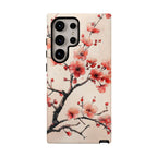 Cherry Blossom Samsung Galaxy Phone Case | Pink Blossom Branch Design