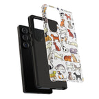 Dog Pattern Samsung Galaxy Case | Cute Colourful Dogs