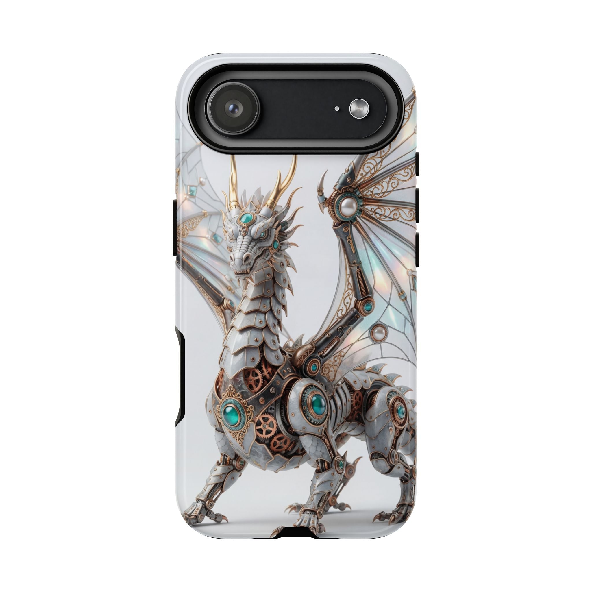 Steampunk Mechanical Dragon iPhone Case — Fantasy Armor Protective Cover