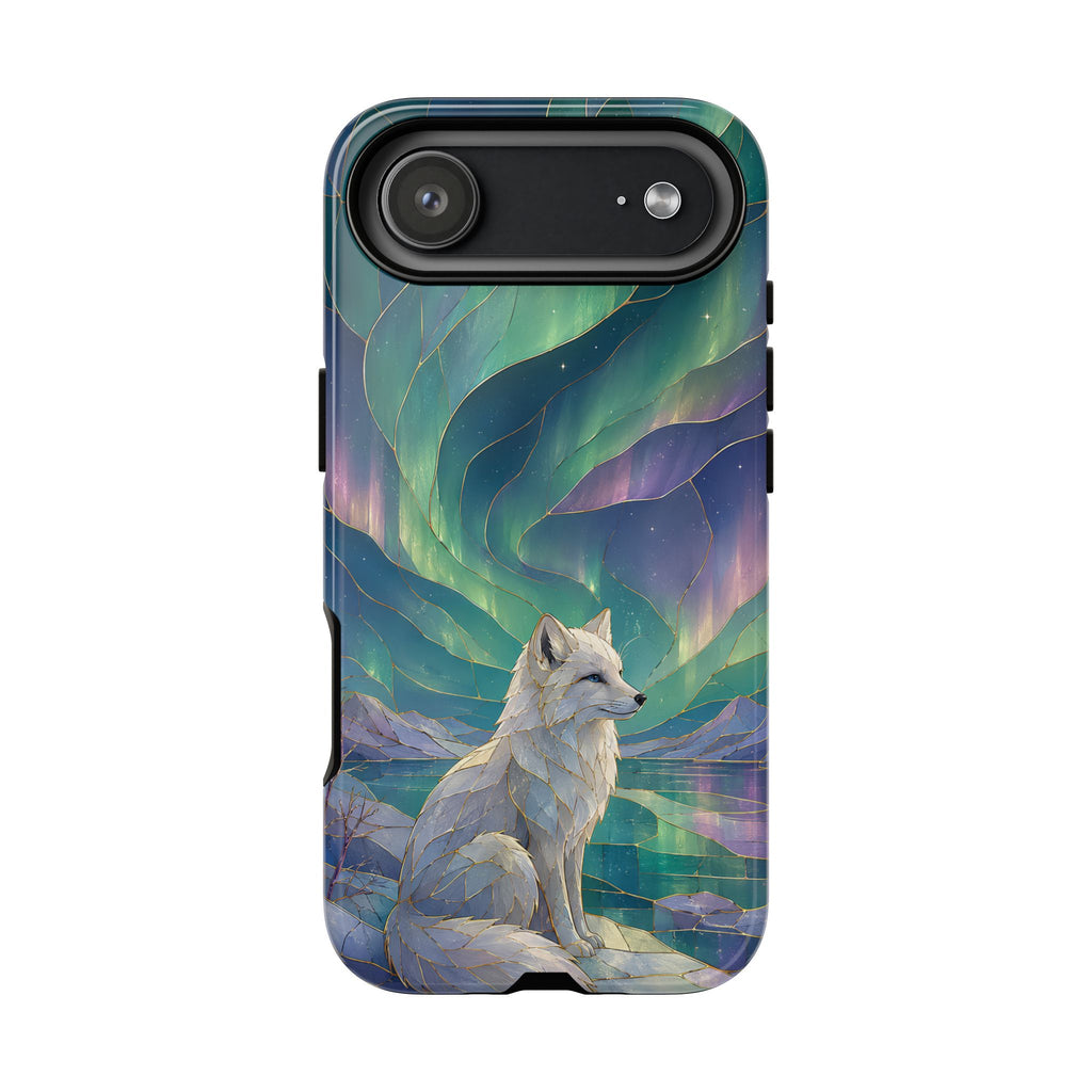 Arctic Fox iPhone Case | Northern Lights iPhone Case