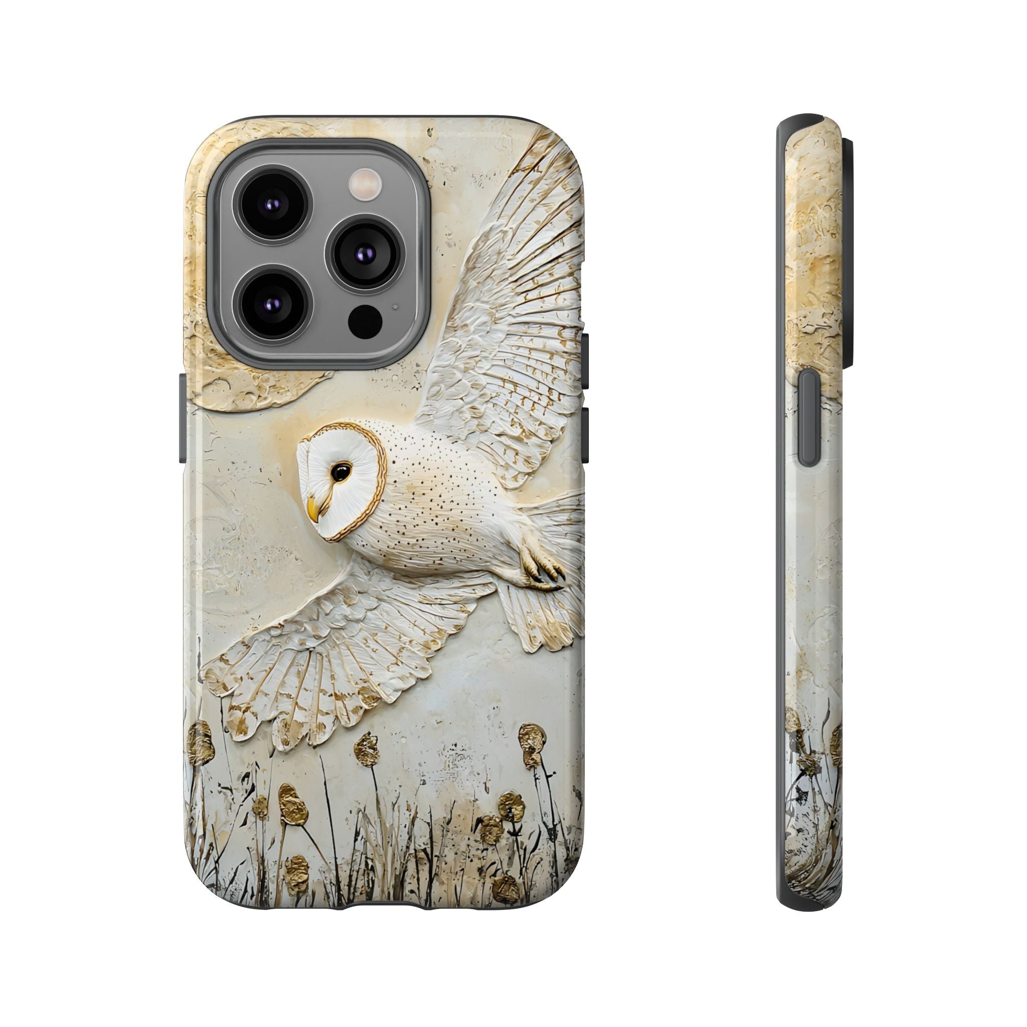 Barn Owl iPhone Case — Elegant Flying Owl Wildlife