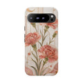 Carnation Google Pixel Phone Case | Pink Floral Phone Case