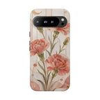 Carnation Google Pixel Phone Case | Pink Floral Phone Case