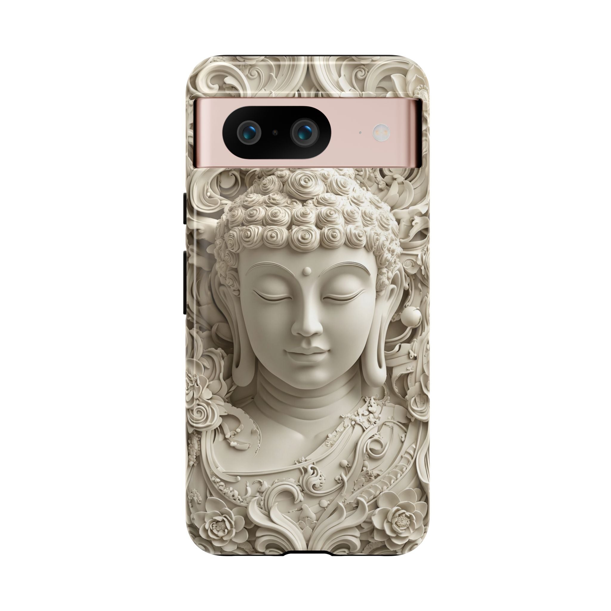Buddha Relief Google Pixel Case — Serene Zen Protective Phone Cover