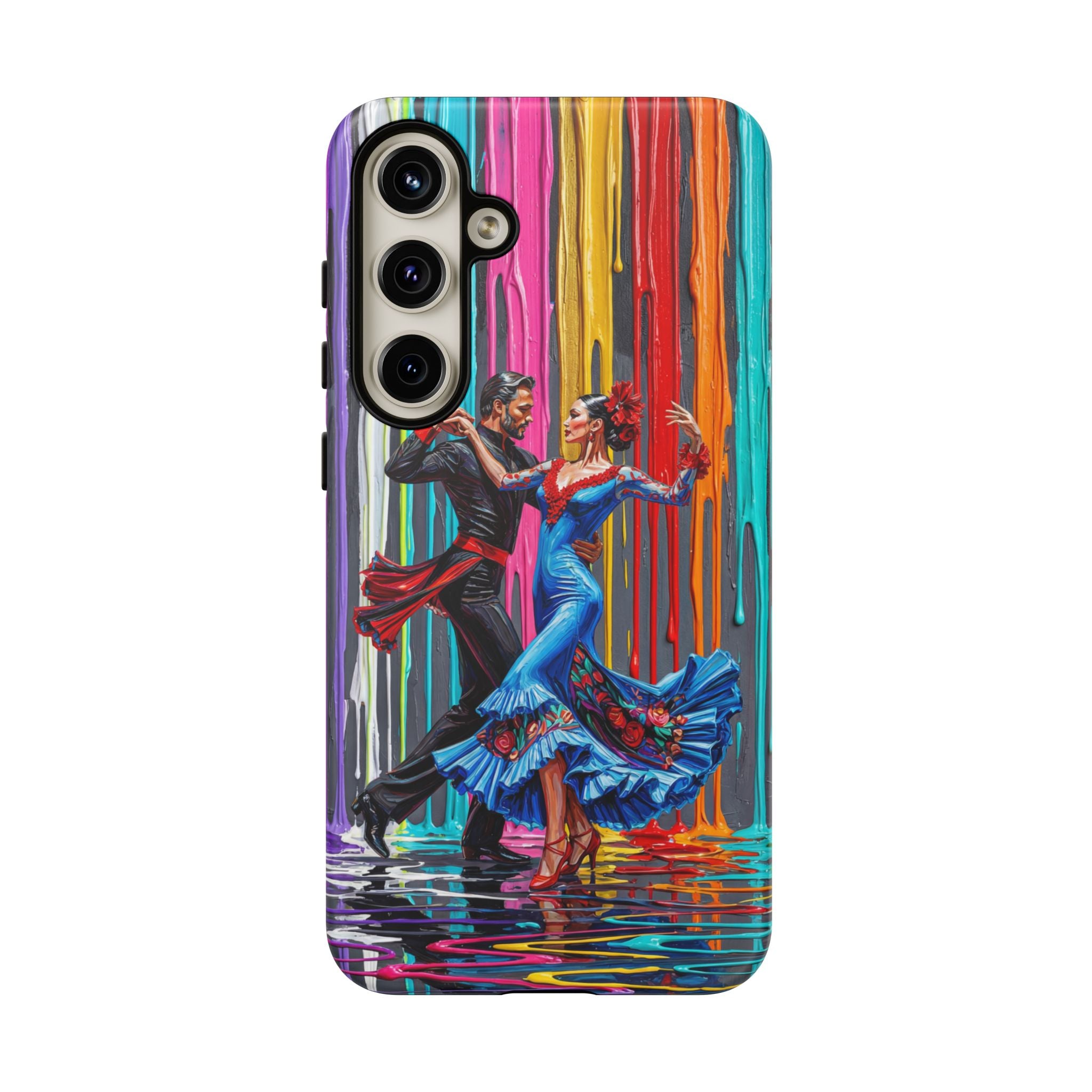 Colorful Tango Samsung Galaxy Phone Case | Vibrant Dancing Couple Art Protection