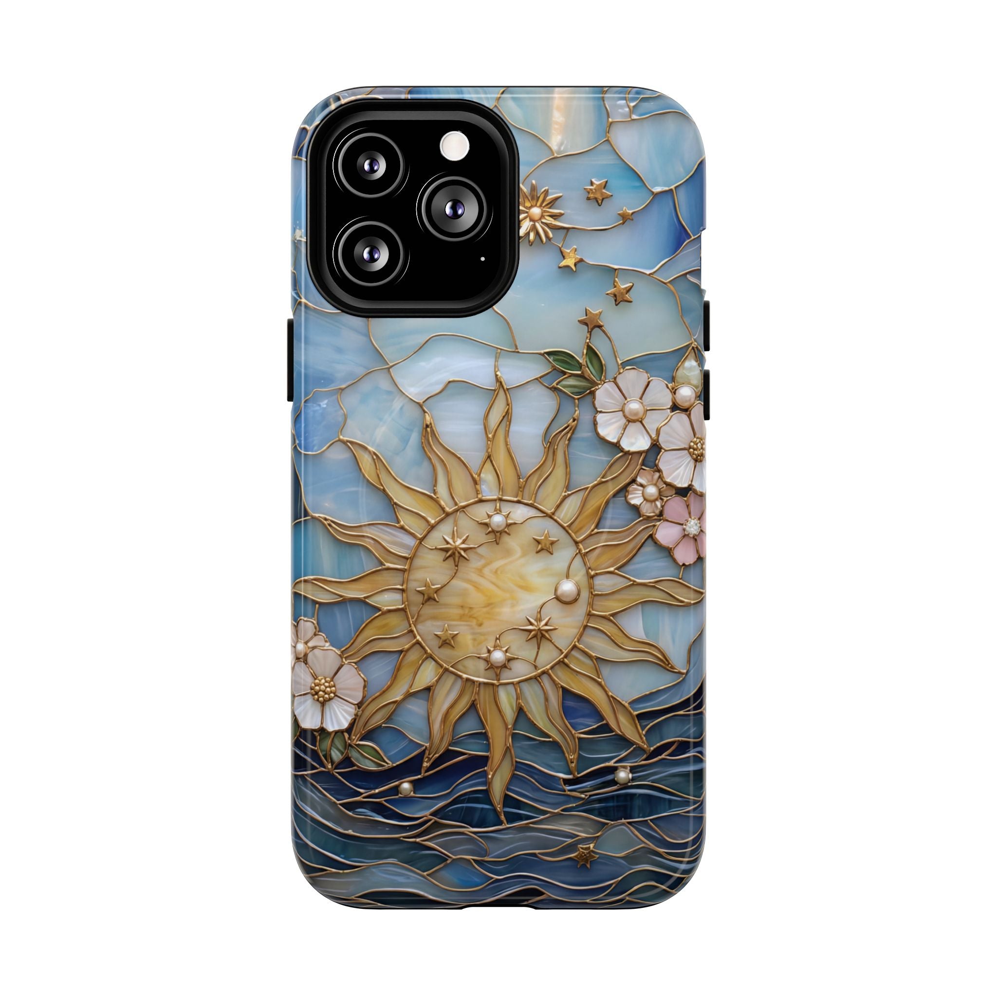 Stained Glass Sun & Sea MagSafe iPhone Case