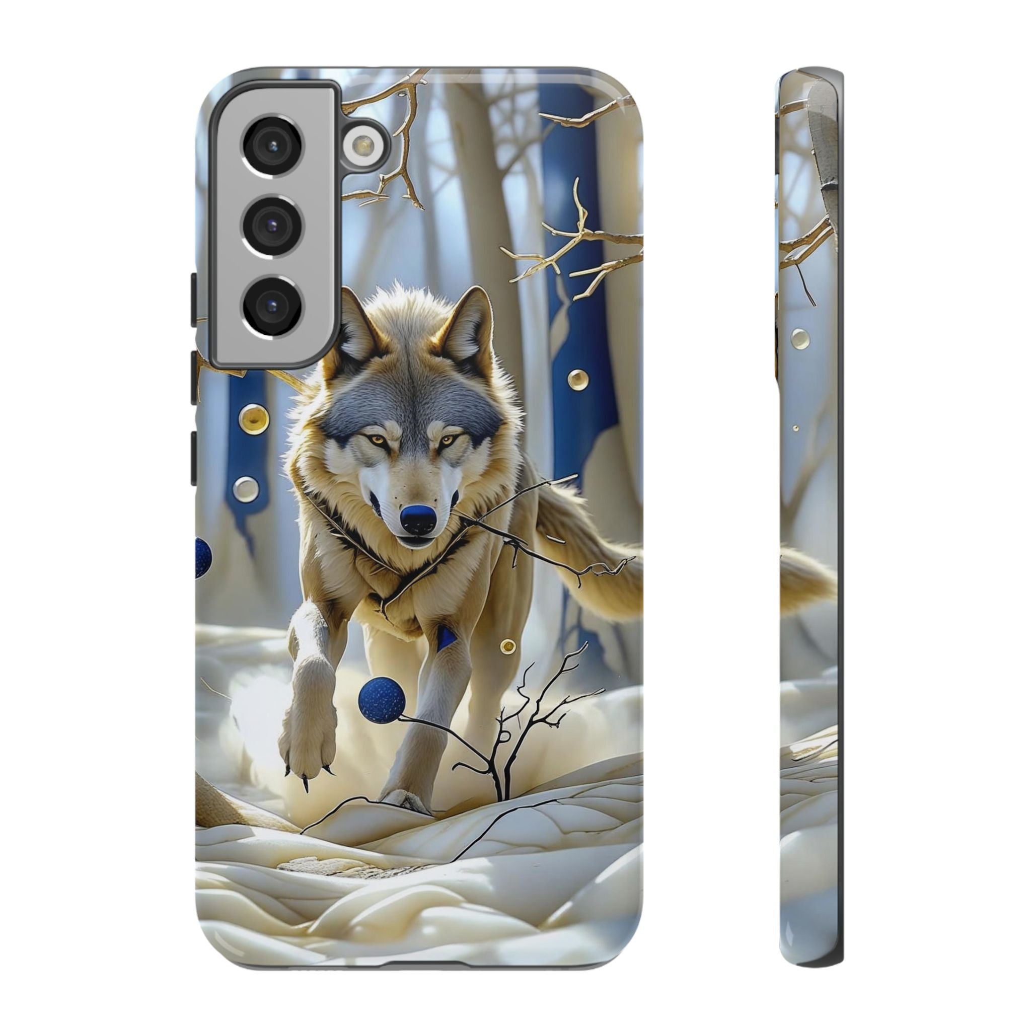 Wolf in Snow Samsung Galaxy Case — Rugged Wildlife