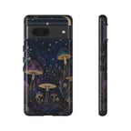 Mushroom Google Pixel Phone Case | Midnight Forest Phone Case