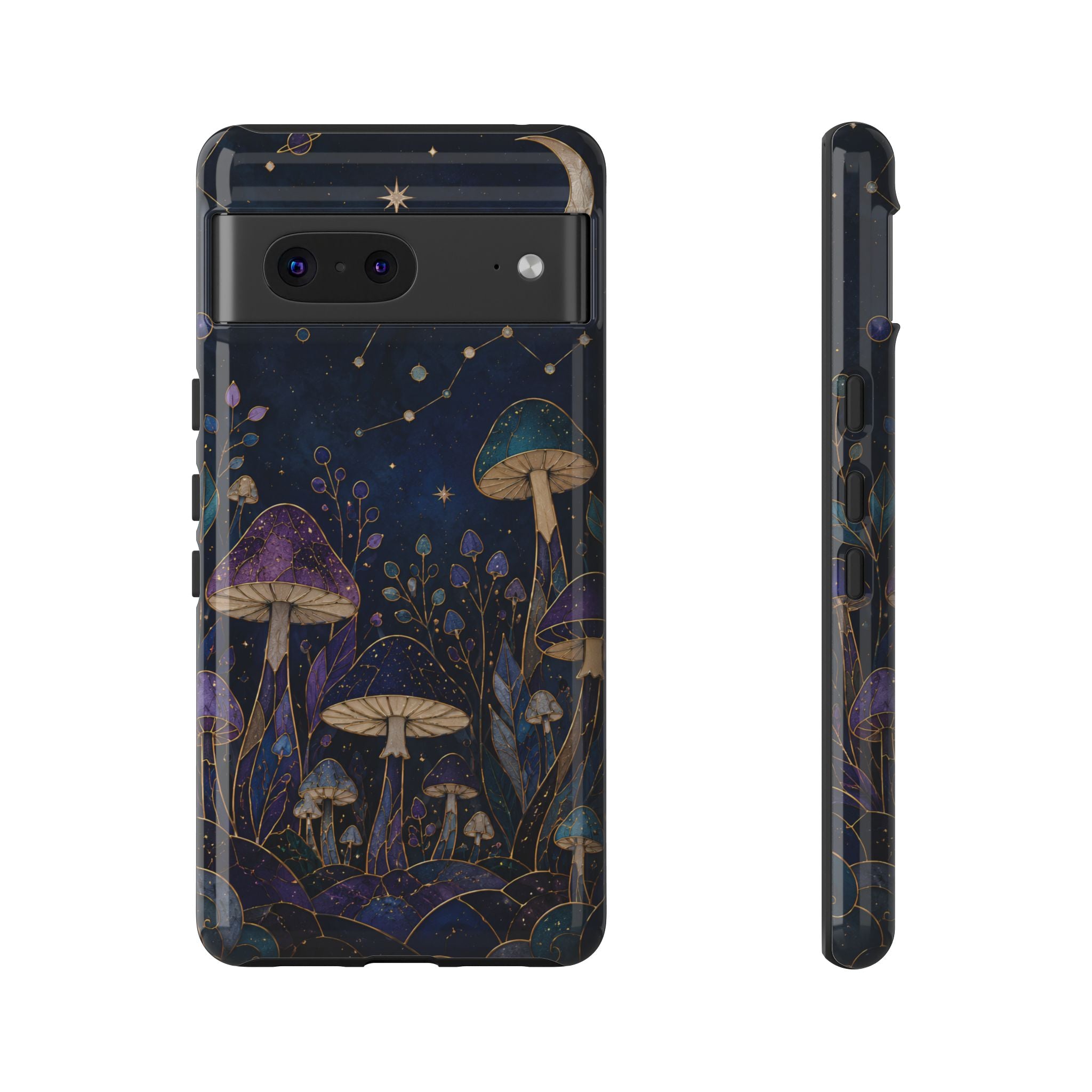 Mushroom Google Pixel Phone Case | Midnight Forest Phone Case