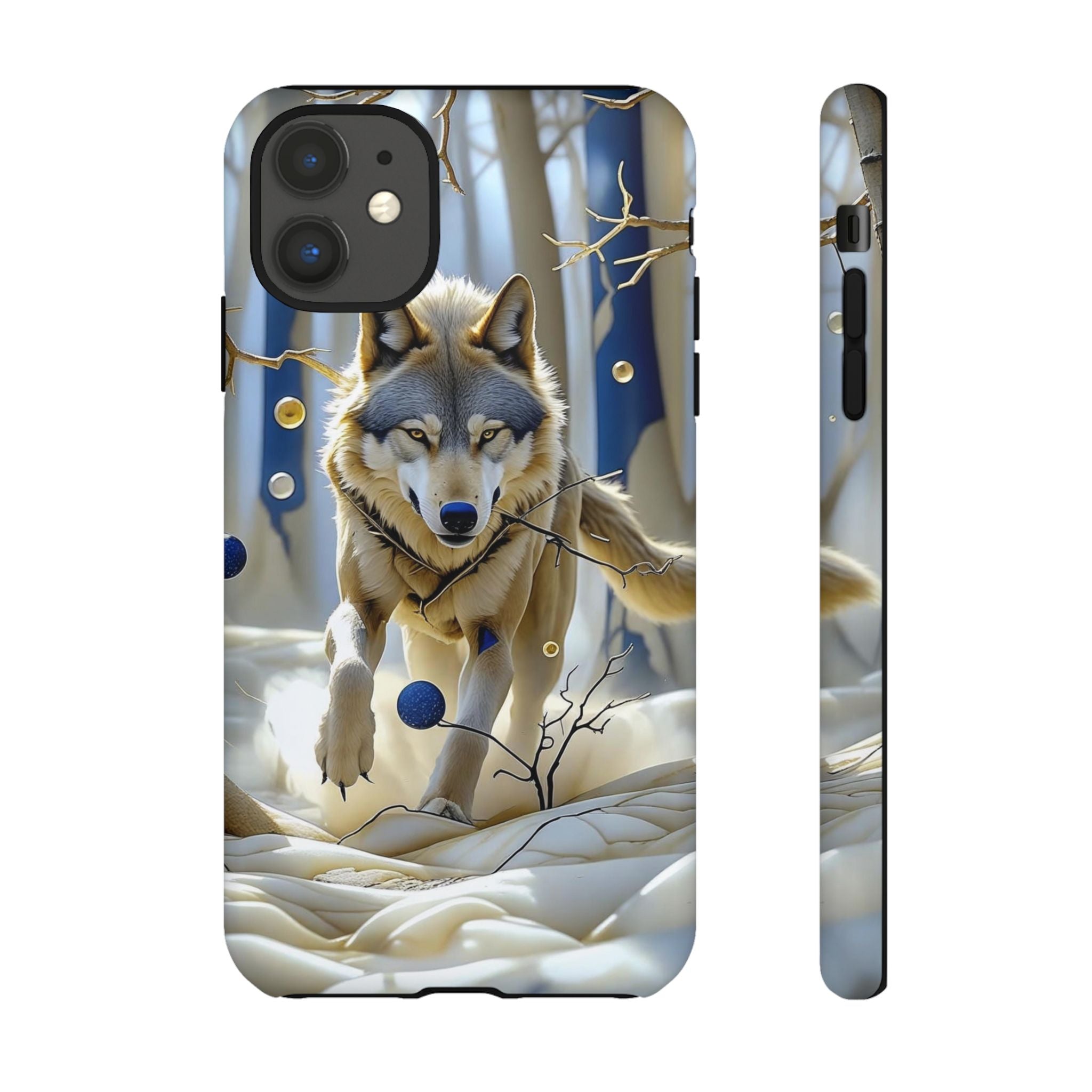 Wolf in Snow iPhone Case — Rugged Wildlife