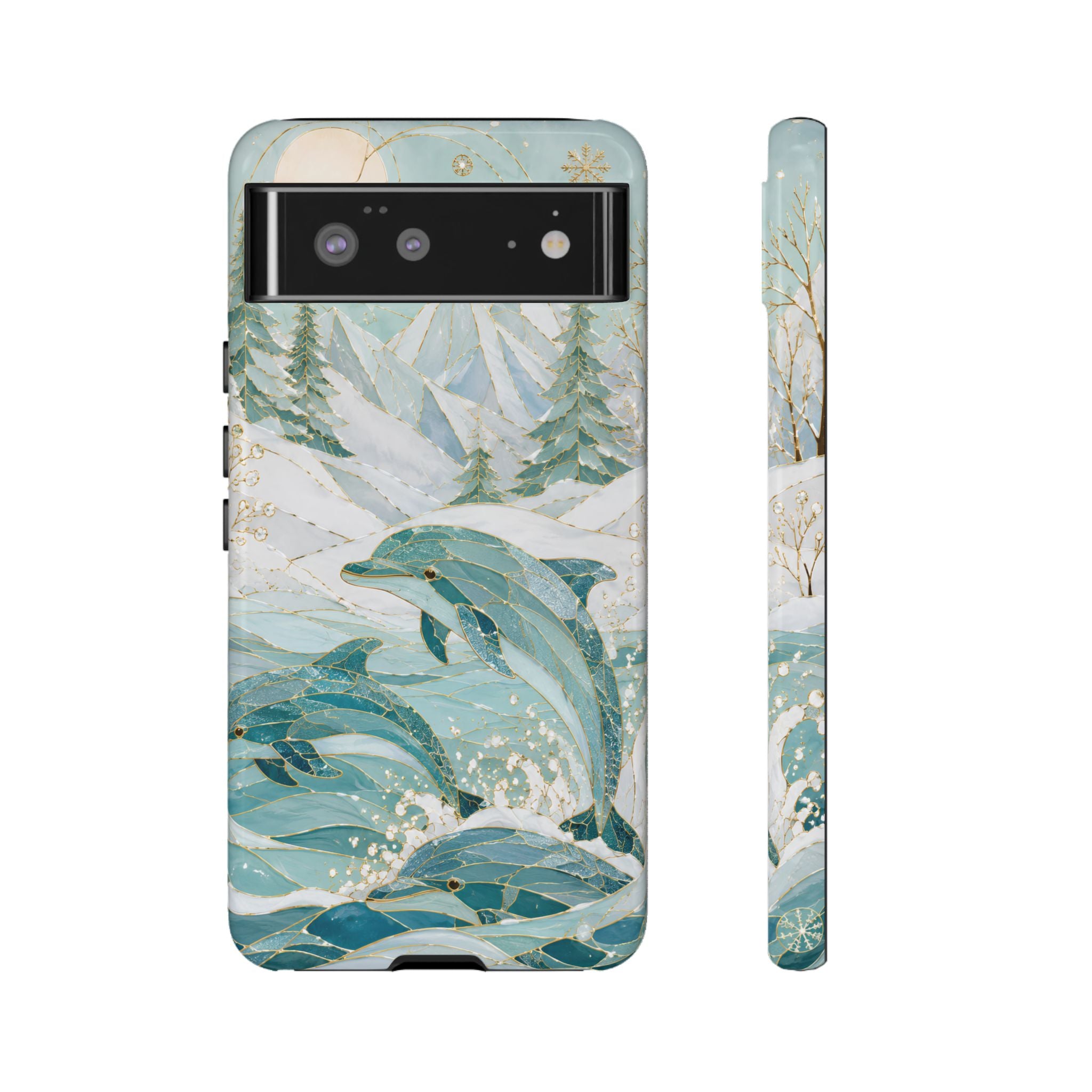 Dolphin Google Pixel Phone Case | Ocean Wave Phone Case