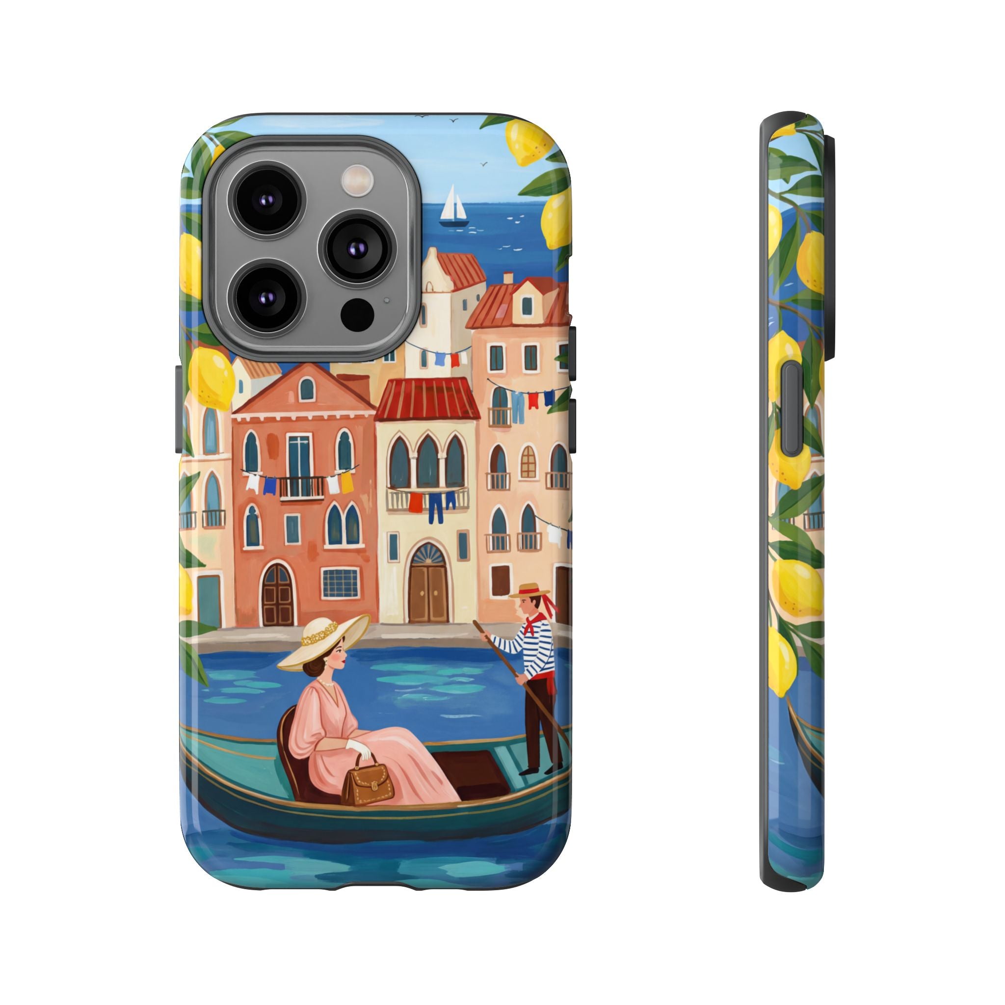 Venetian Gondola iPhone Case | Lemon Coast Waterfront Travel