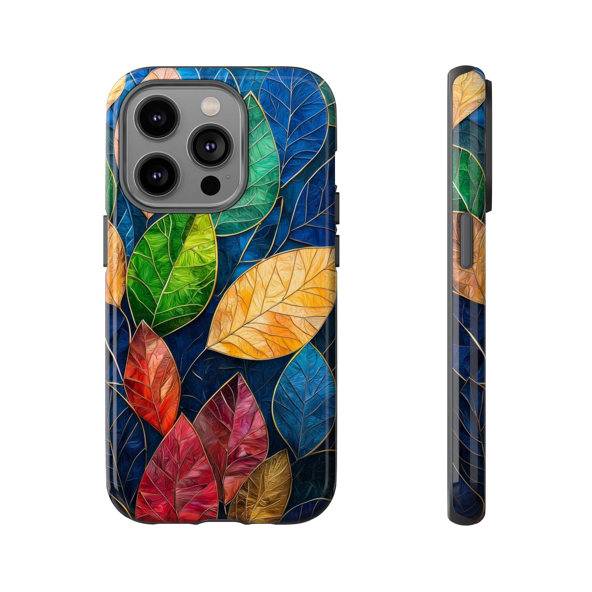 Colourful Autumn Leaves iPhone Case