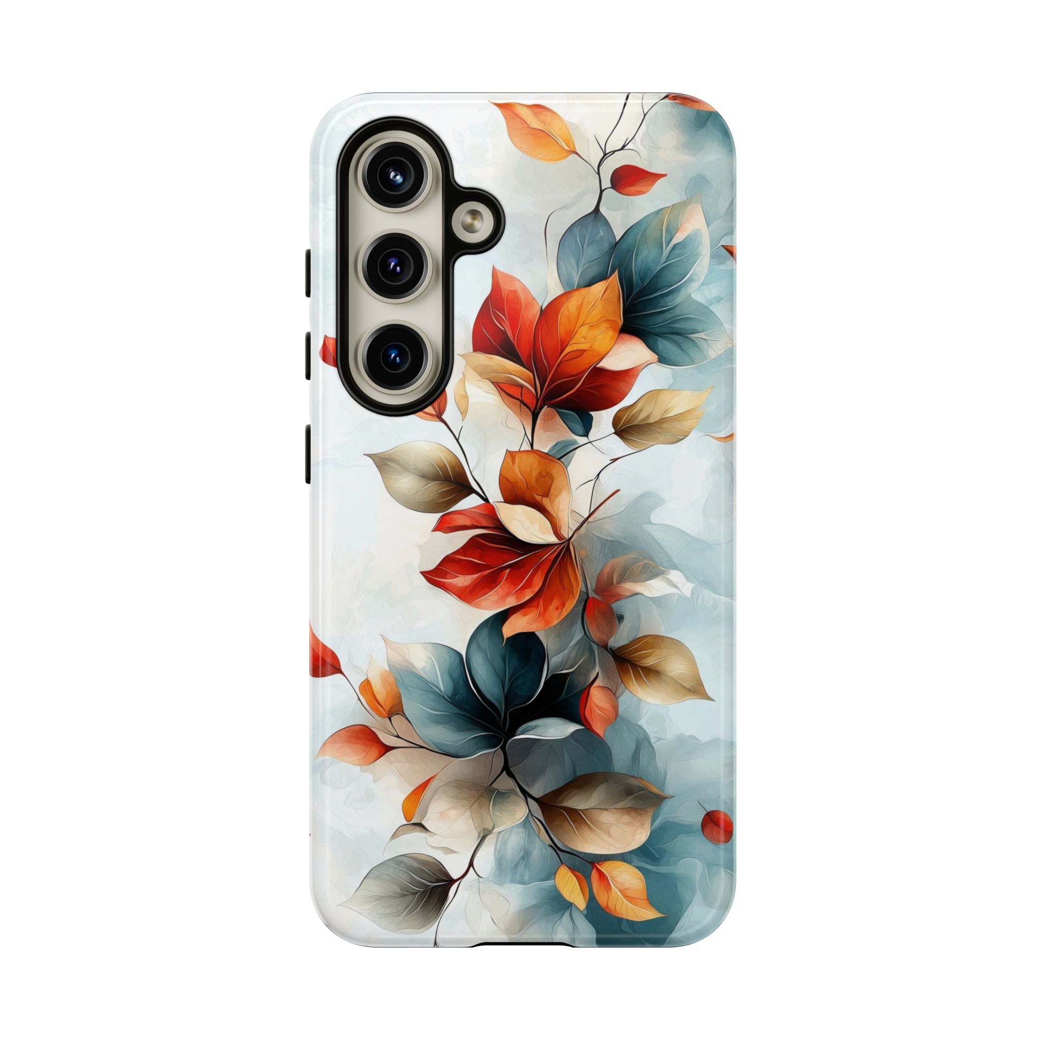 Floral Autumn Leaves Watercolour Tough Samsung Galaxy Case