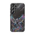 Colorful Neon Phoenix Tough Samsung Galaxy Phone Case