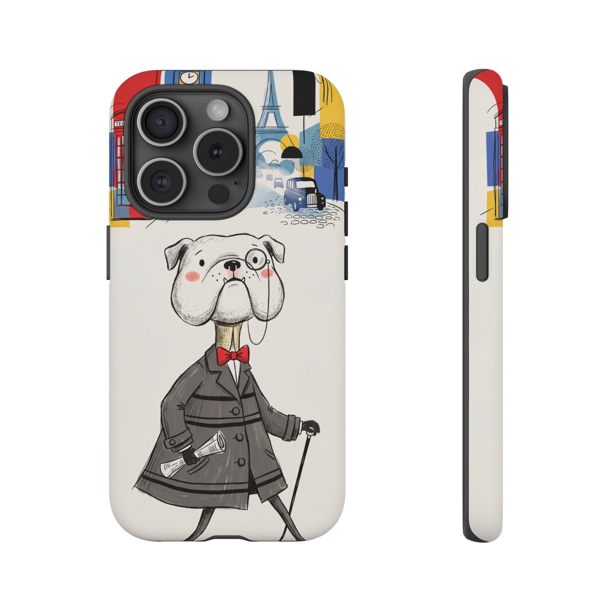 Vintage Dapper Gentleman Bulldog iPhone Case