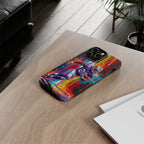 Vibrant American Football Runner iPhone Case